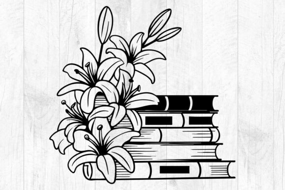 A Book with Flowers Embroidery Design for Real-World Projects