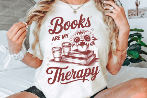 A Designer's Review: Books Are My Therapy SVG Design