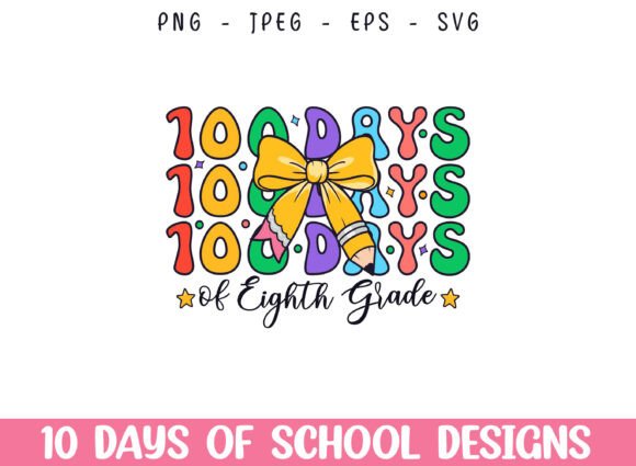 A Designer's Review of the 100 Days of Eighth Grade Kindergarten Embroidery Design