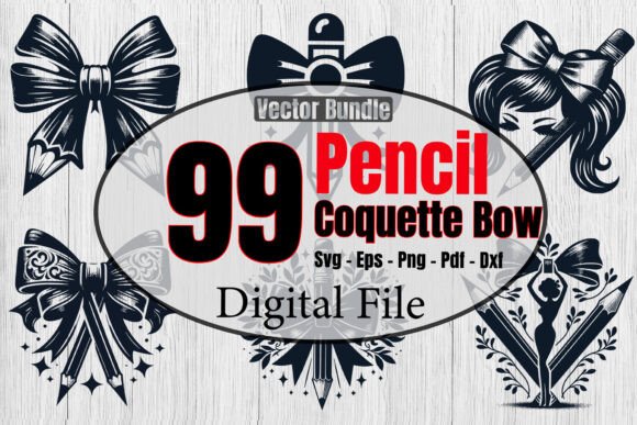 A Designer's Review of the Pencil Coquette Bow SVG Bundle