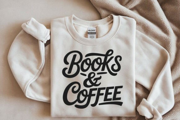 A Designer’s Take on the Books and Coffee Embroidery Design