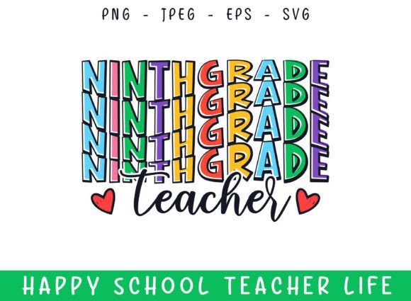 Beyond the SVG: Stitching the 'Ninth Grade Teacher Life' Design